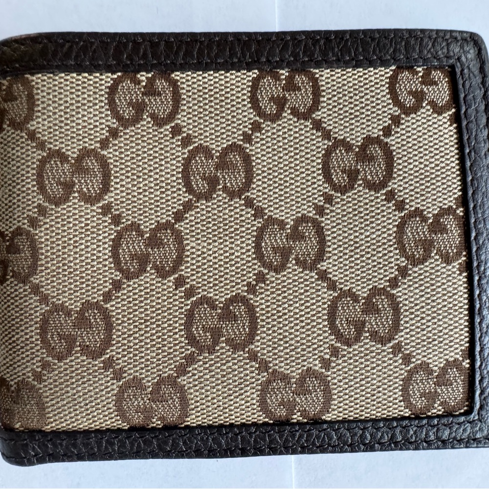 Gucci Brown and Tan Wallet